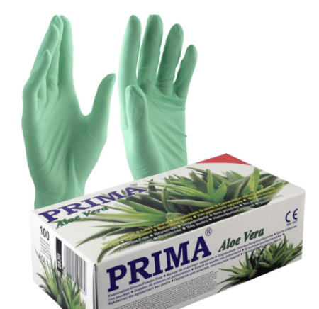 Γάντια Εξέτασης Latex Aloe Vera, L