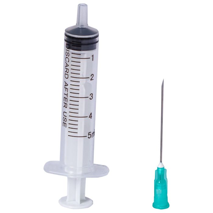 Σύριγγες Luer Slip 5ml με βελόνα - Image 2